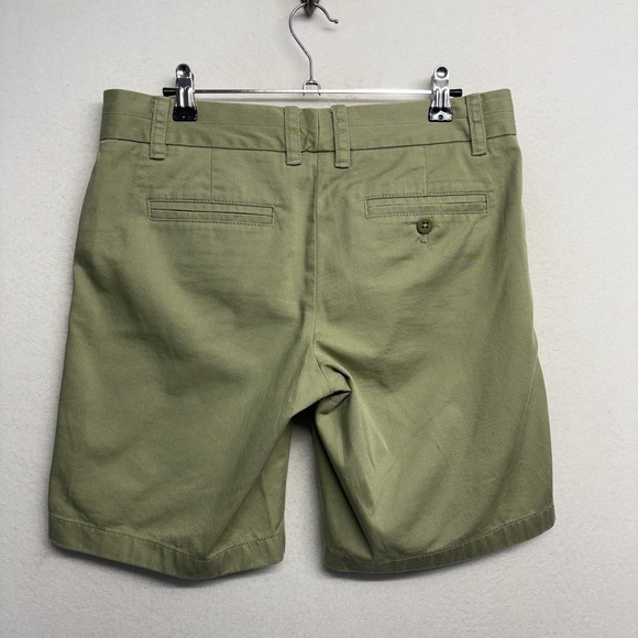 J crew broken in chino shorts cotton green 2 - Picture 2 of 6